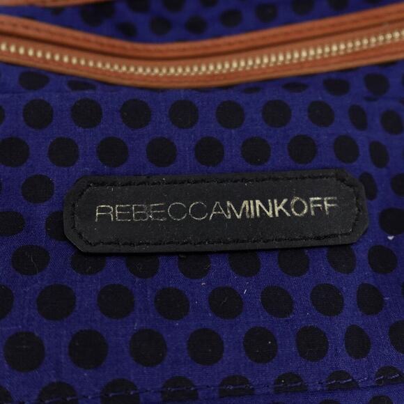 Rebecca Minkoff Swing Shoulder Bag Brown Leather Chain Strap Convertible Tassels - Picture 4 of 16